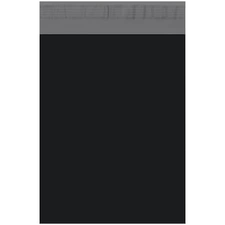 Partners Brand Poly Mailers, 10" x 13", Black, PK100 CPM1013BK